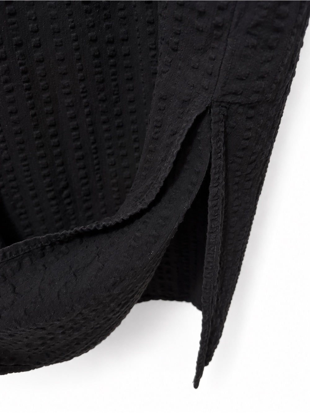 Minimum 100% Cotton Midi Dress Black EU 38 Minimalist Whimsigoth Dark Academia - Picture 5 of 11